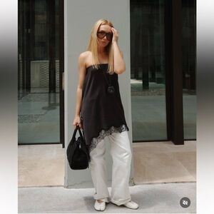 Zara Black Midi Skirt